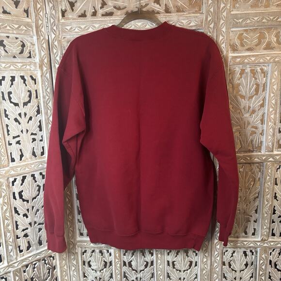 Vintage 2005 Hersheys Chocolate Snowflakes Glitter Crewneck Festive Sweatshirt M - Picture 5 of 8